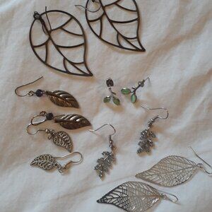 Botanical Inspired Earrings Batch of 6